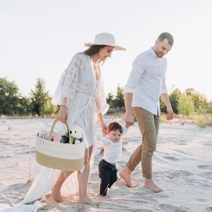 Baby Organizer Nursery Basket Storage Tote Diaper Caddy