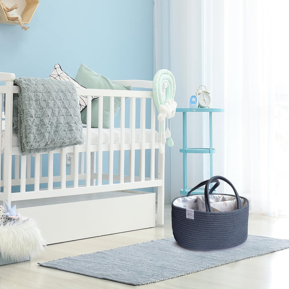 Baby Organizer Nursery Basket Storage Tote Diaper Caddy