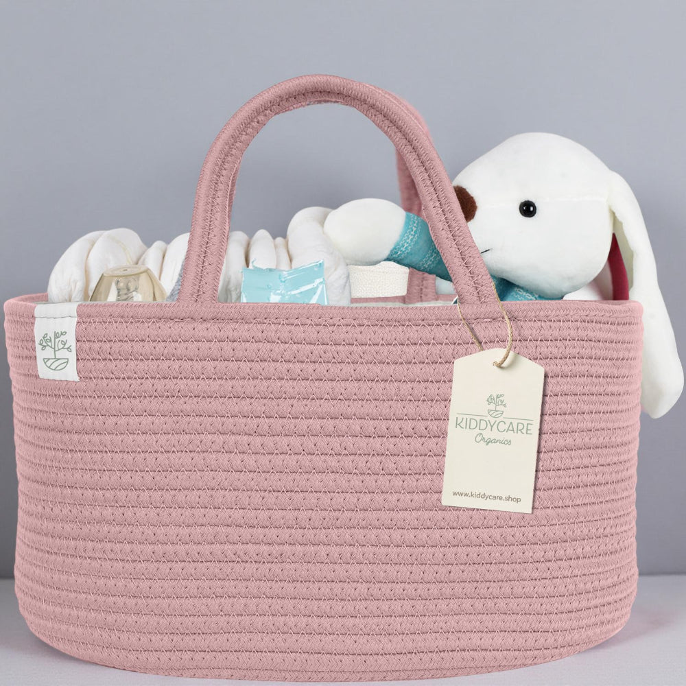 Baby Organizer Nursery Basket Storage Tote Diaper Caddy