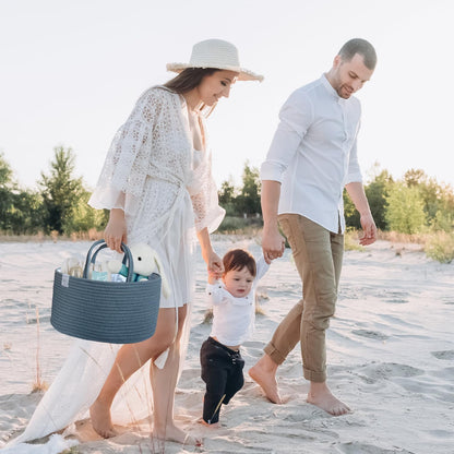 Baby Organizer Nursery Basket Storage Tote Diaper Caddy