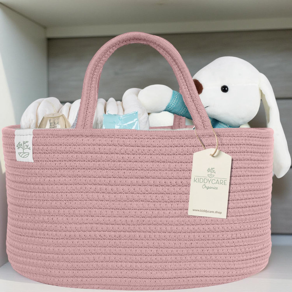 Baby Organizer Nursery Basket Storage Tote Diaper Caddy