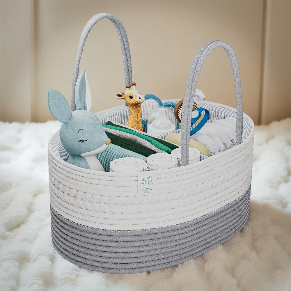 Baby Organizer Nursery Basket Storage Tote Diaper Caddy