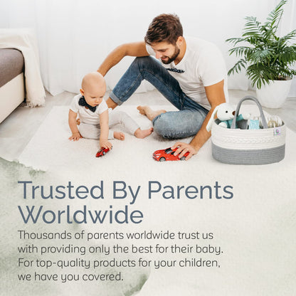 Baby Organizer Nursery Basket Storage Tote Diaper Caddy