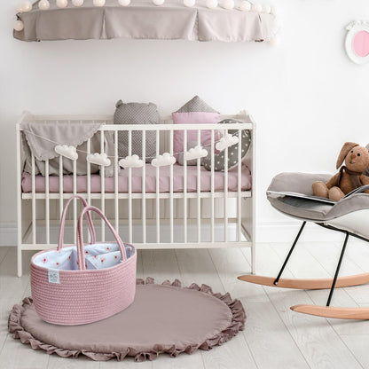 Baby Organizer Nursery Basket Storage Tote Diaper Caddy