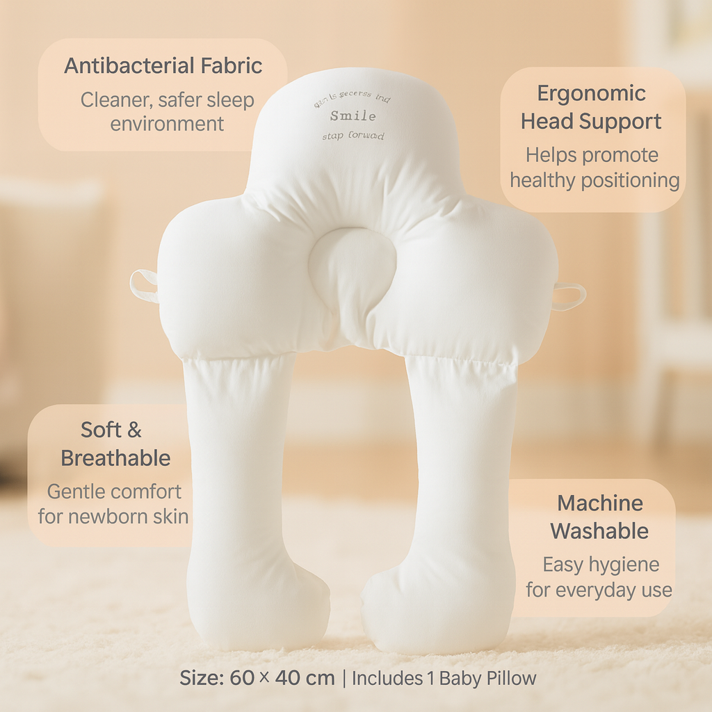 Baby Pillow Infant Sleep Cushion Newborn Head Positioner