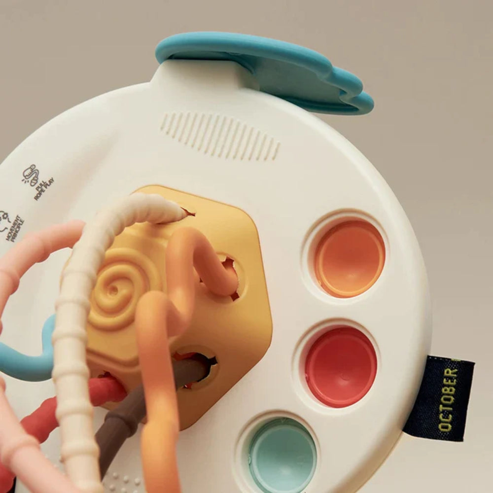 Baby Toy Sensory Pull Activity Teether Development Spinner