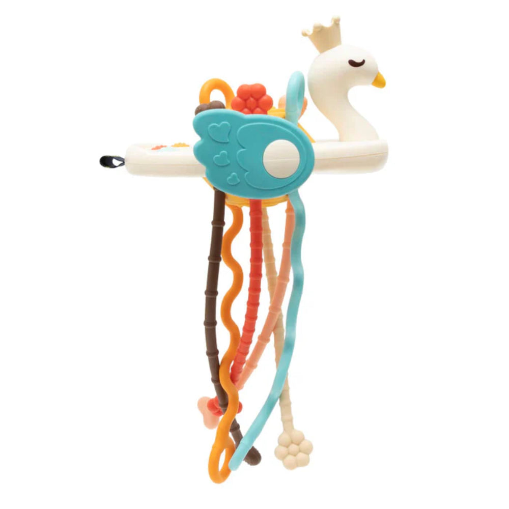 Baby Toy Sensory Pull Activity Teether Development Spinner