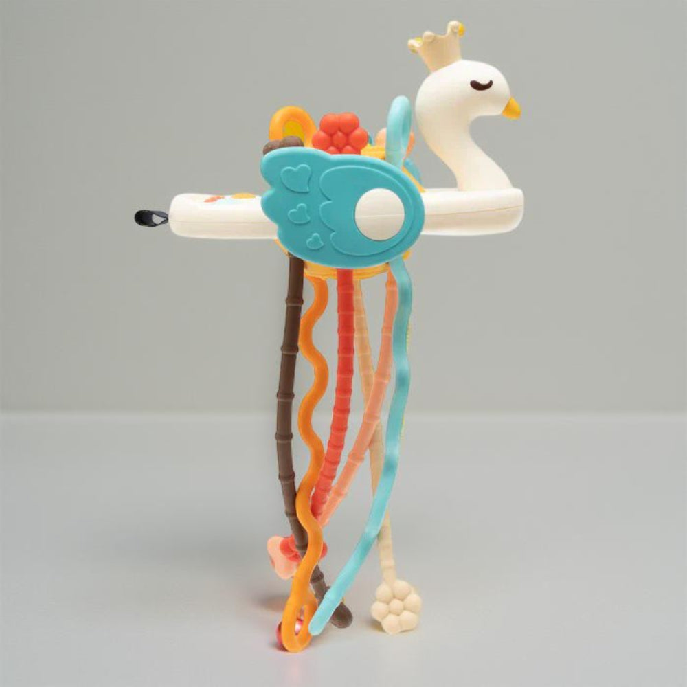 Baby Toy Sensory Pull Activity Teether Development Spinner