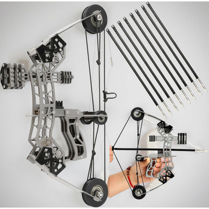 Compound Bow Archery Pocket Steel Shooting Set