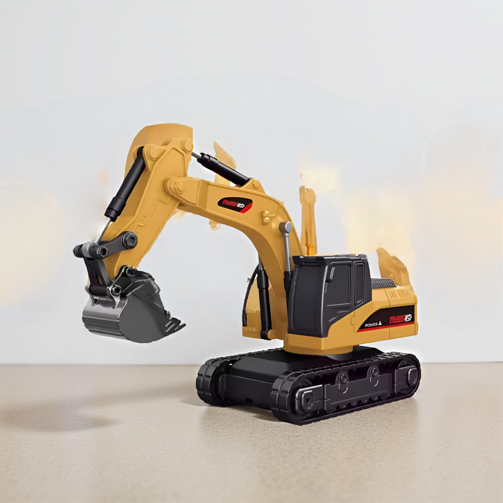 Construction Toy Alloy Vehicle Set Remote Control Functions