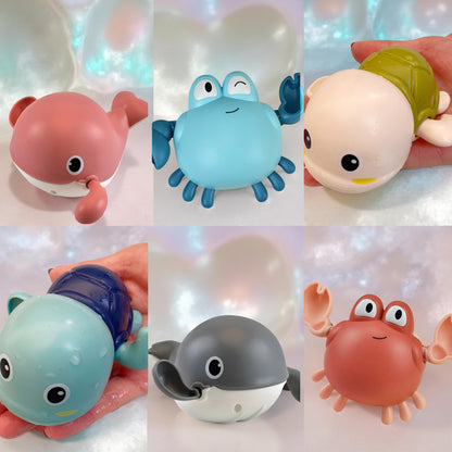 Kids Bath Toys Floating Wind Up Swimming Sea Creatures