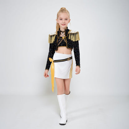 Kids Costume Stage Outfit Performance Set Cosplay