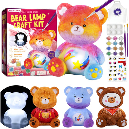 Kinder Bastellampe Malset Licht Kunst Aktivität Spielzeug Set