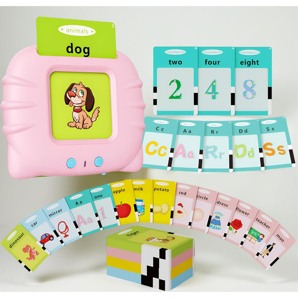 Kinder Lernkartenleser Montessori Bildungs-Spielzeug