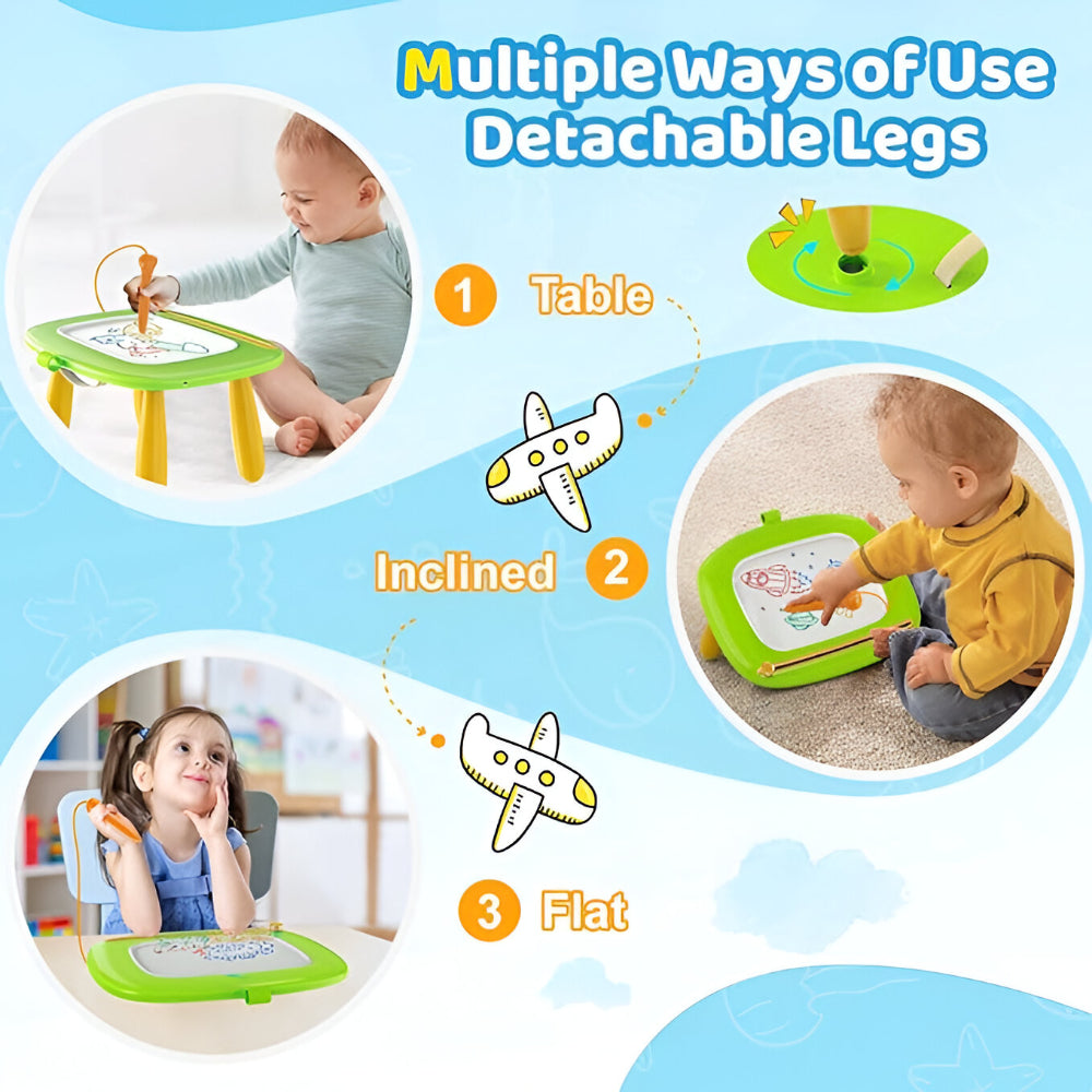 Kinder Magnetisches Zeichenbrett Krabbel Tisch Kunst Lernspielzeug