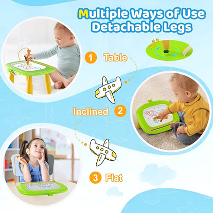 Kinder Magnetisches Zeichenbrett Krabbel Tisch Kunst Lernspielzeug