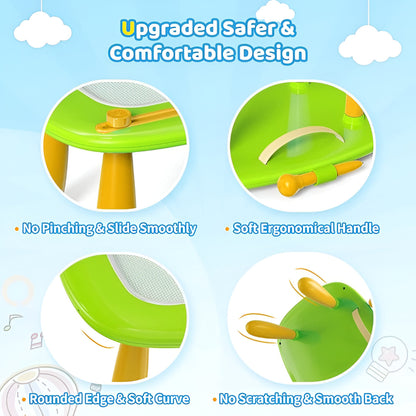 Kinder Magnetisches Zeichenbrett Krabbel Tisch Kunst Lernspielzeug