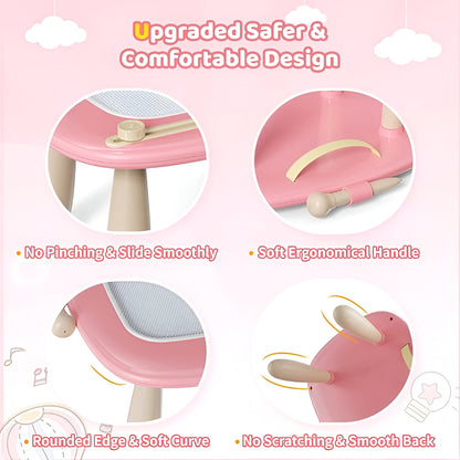 Kinder Magnetisches Zeichenbrett Krabbel Tisch Kunst Lernspielzeug