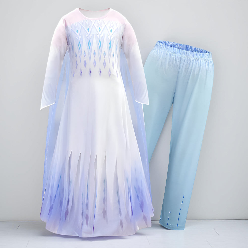 Kids Princess Dress Tulle Costume Set