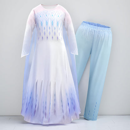 Kids Princess Dress Tulle Costume Set