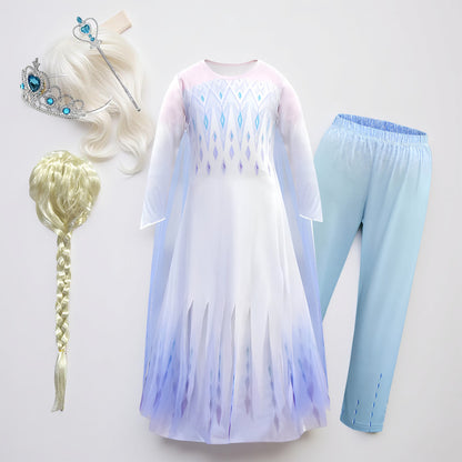 Kids Princess Dress Tulle Costume Set