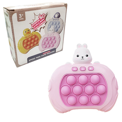 Kids Toy Pop Bubble Game Reaction Speed Hand Press Device