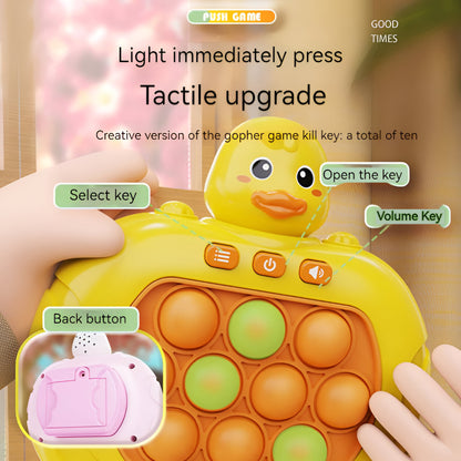 Kids Toy Pop Bubble Game Reaction Speed Hand Press Device