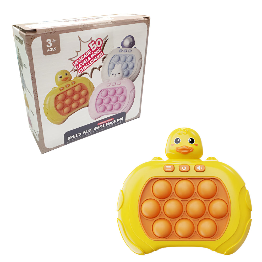 Kids Toy Pop Bubble Game Reaction Speed Hand Press Device