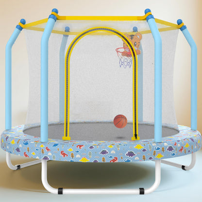 Kids Trampoline Indoor Outdoor Playset Activity Park Frame