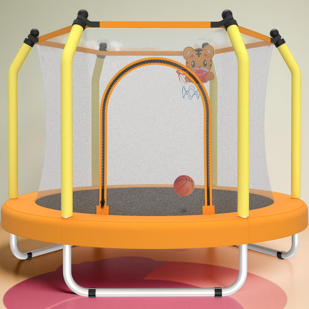 Kids Trampoline Indoor Outdoor Playset Activity Park Frame