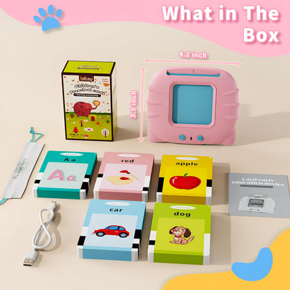 Kinder Lernkartenleser Montessori Bildungs-Spielzeug