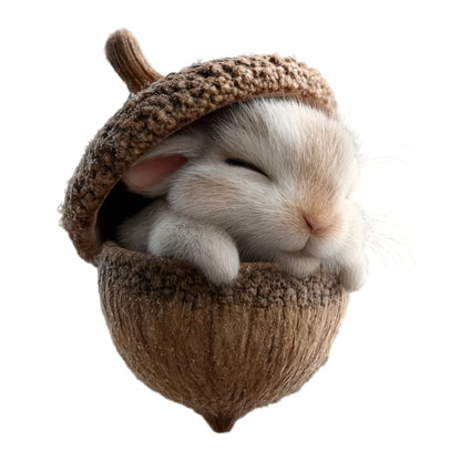 Plush Toy Woodland Acorn Character Figure Decor