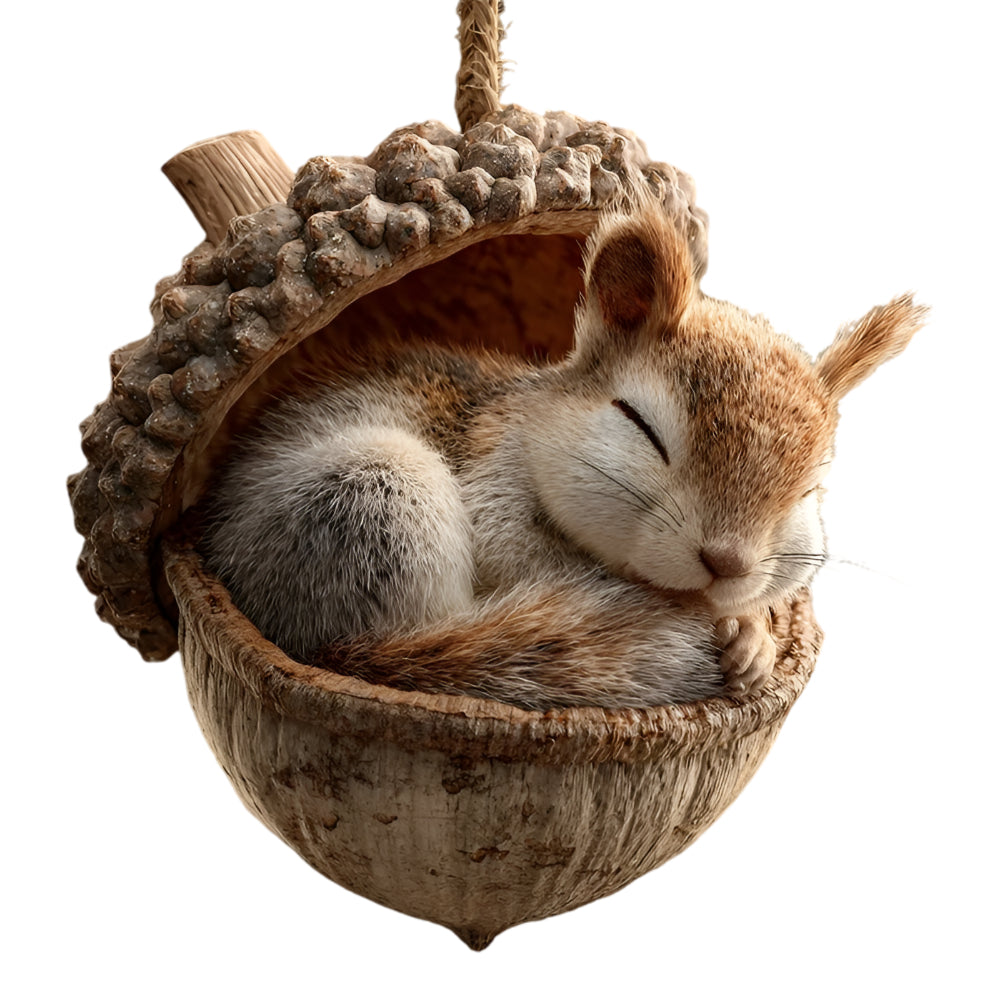 Plush Toy Woodland Acorn Character Figure Decor