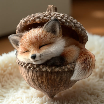 Plush Toy Woodland Acorn Character Figure Decor