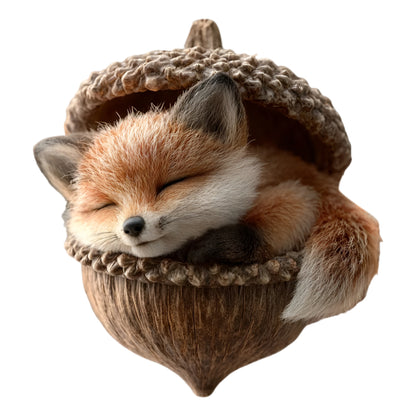 Plush Toy Woodland Acorn Character Figure Decor