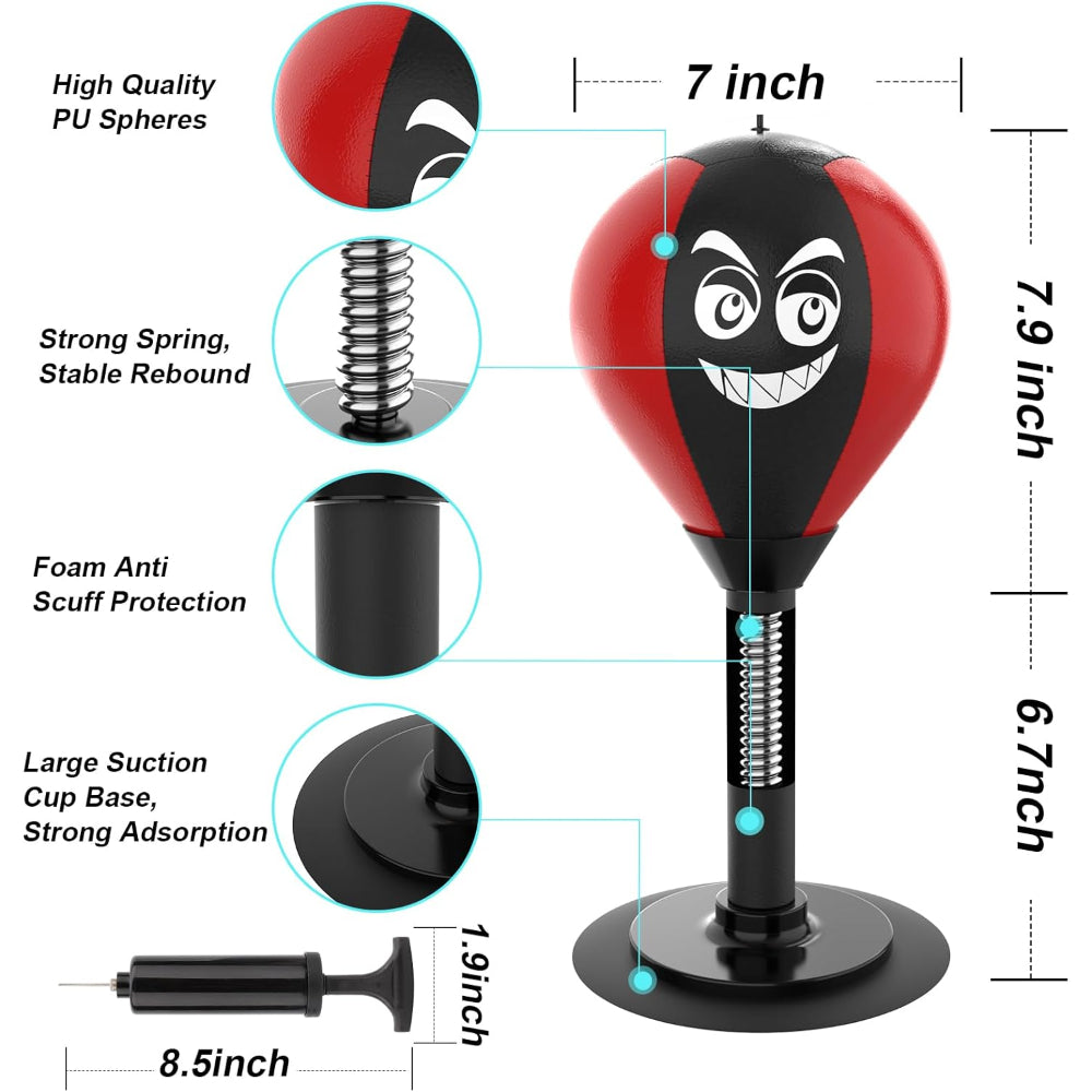 Punching Bag Desktop Boxing Ball Kids Stress Relief Training Toy