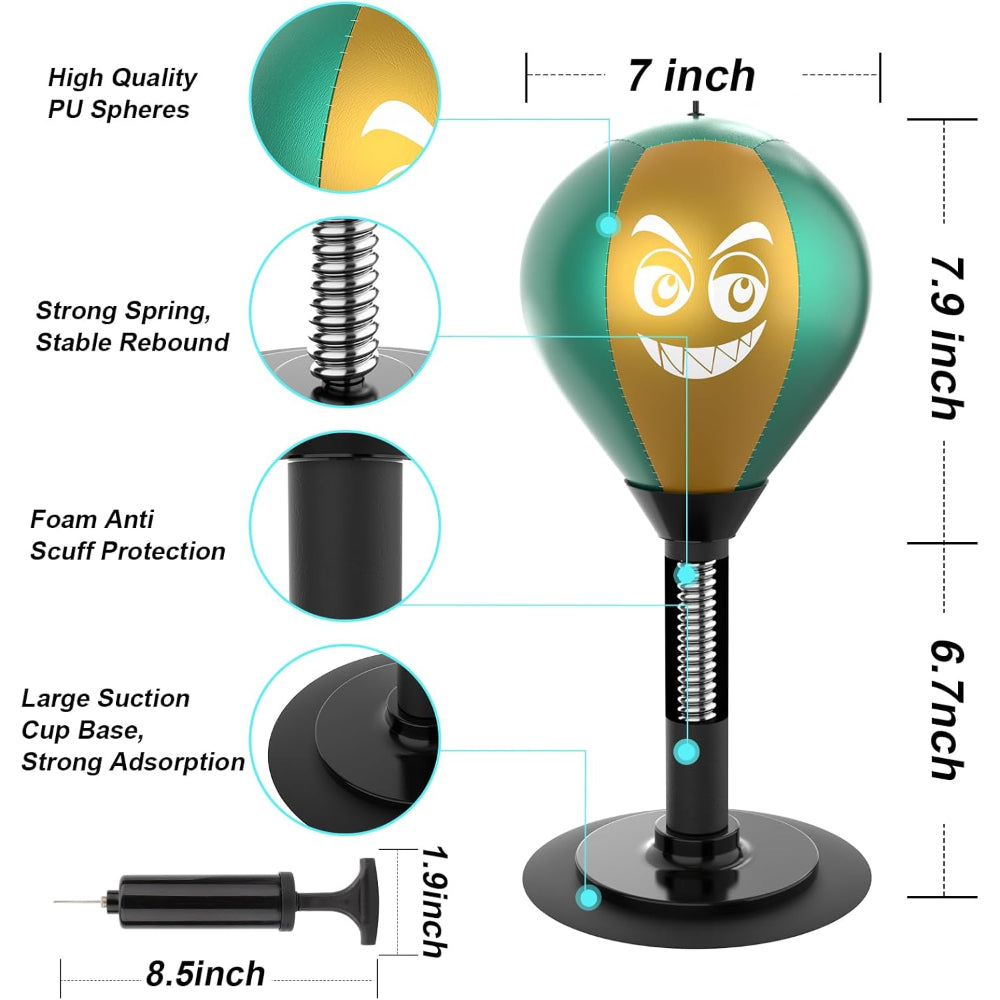 Punching Bag Desktop Boxing Ball Kids Stress Relief Training Toy