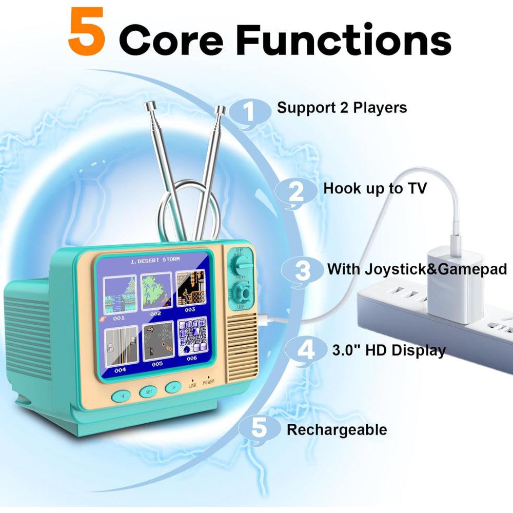 Video Games Retro Console Mini TV Handheld Controller Set
