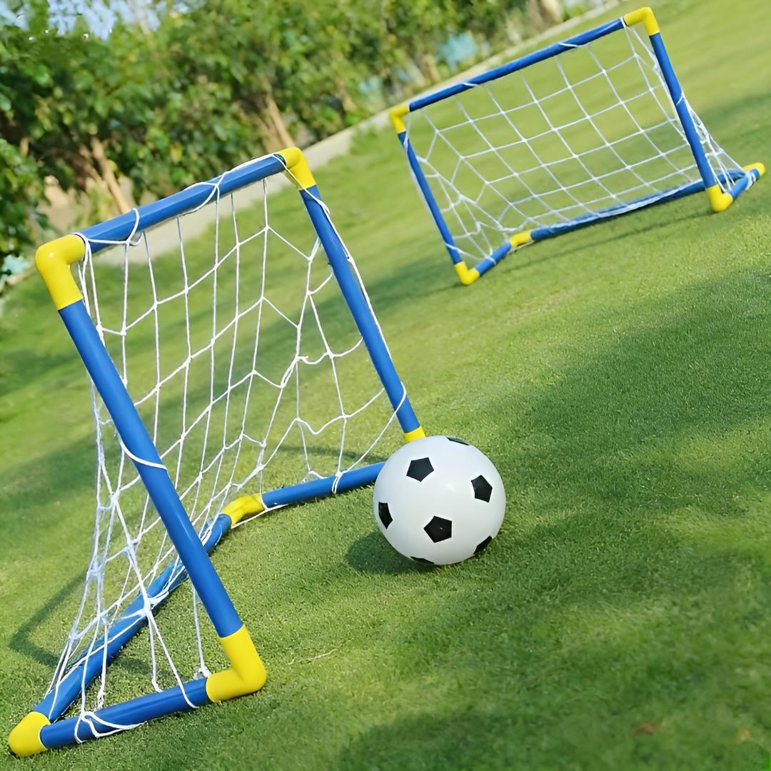 Soccer Goal Portable Backyard Training Net Set