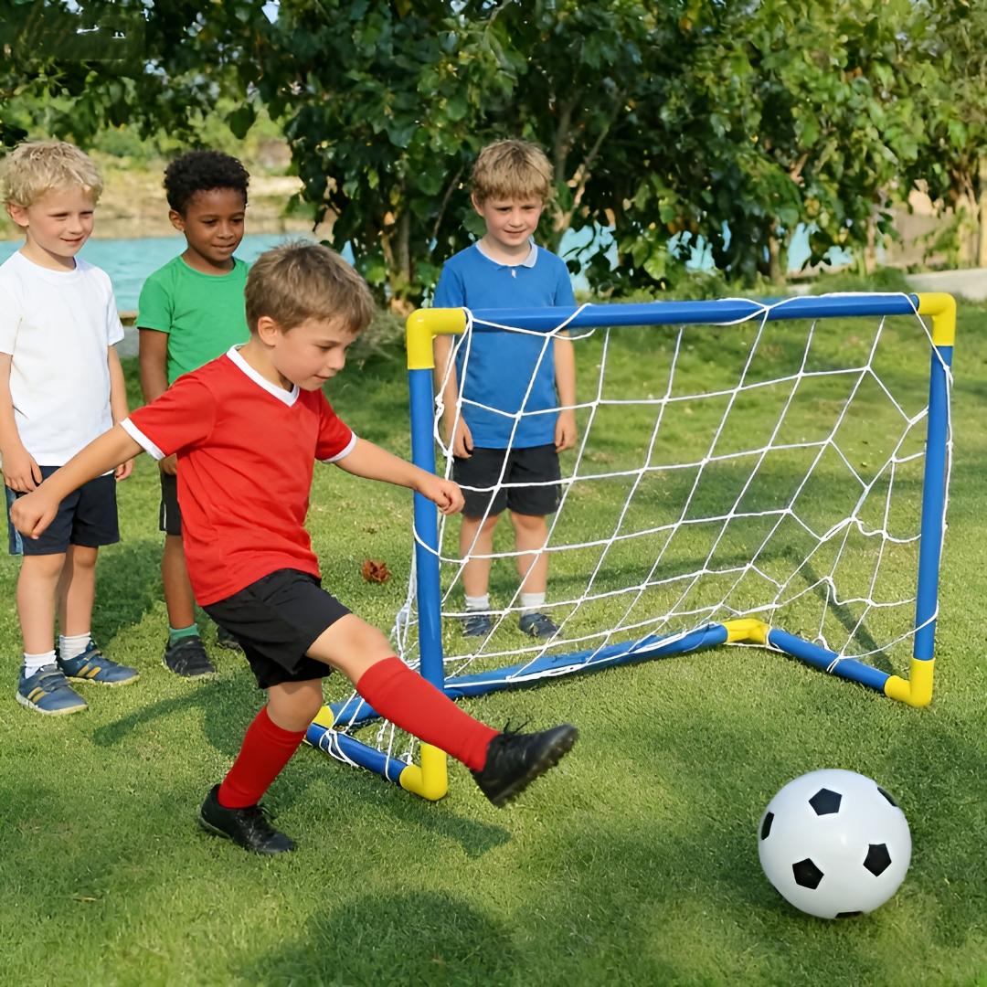 Soccer Goal Portable Backyard Training Net Set