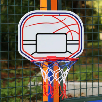 Sports Toy Soccer Goal Basketball Hoop Kids Play Set