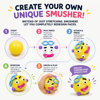 Squishy Toy Character Sensory Stress Relief Fidget Toy