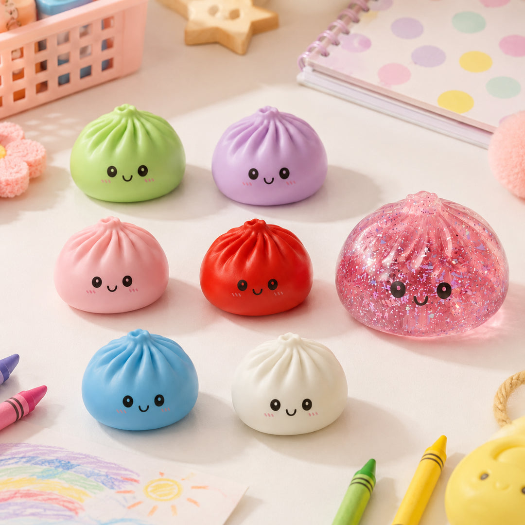 Squishy Toy Dumpling Sensory Fidget Stress Ball