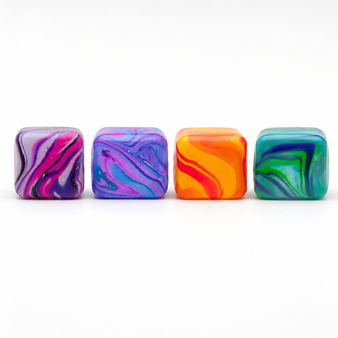 Squishy Toy Swirl Sensory Fidget Stress Cube