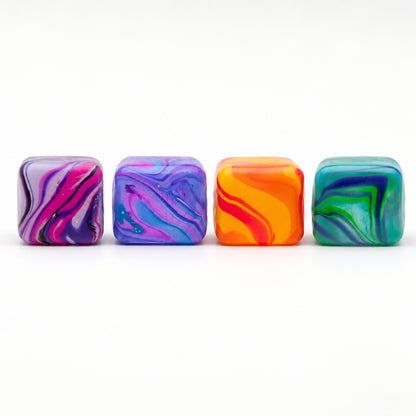 Squishy Toy Swirl Sensory Fidget Stress Cube