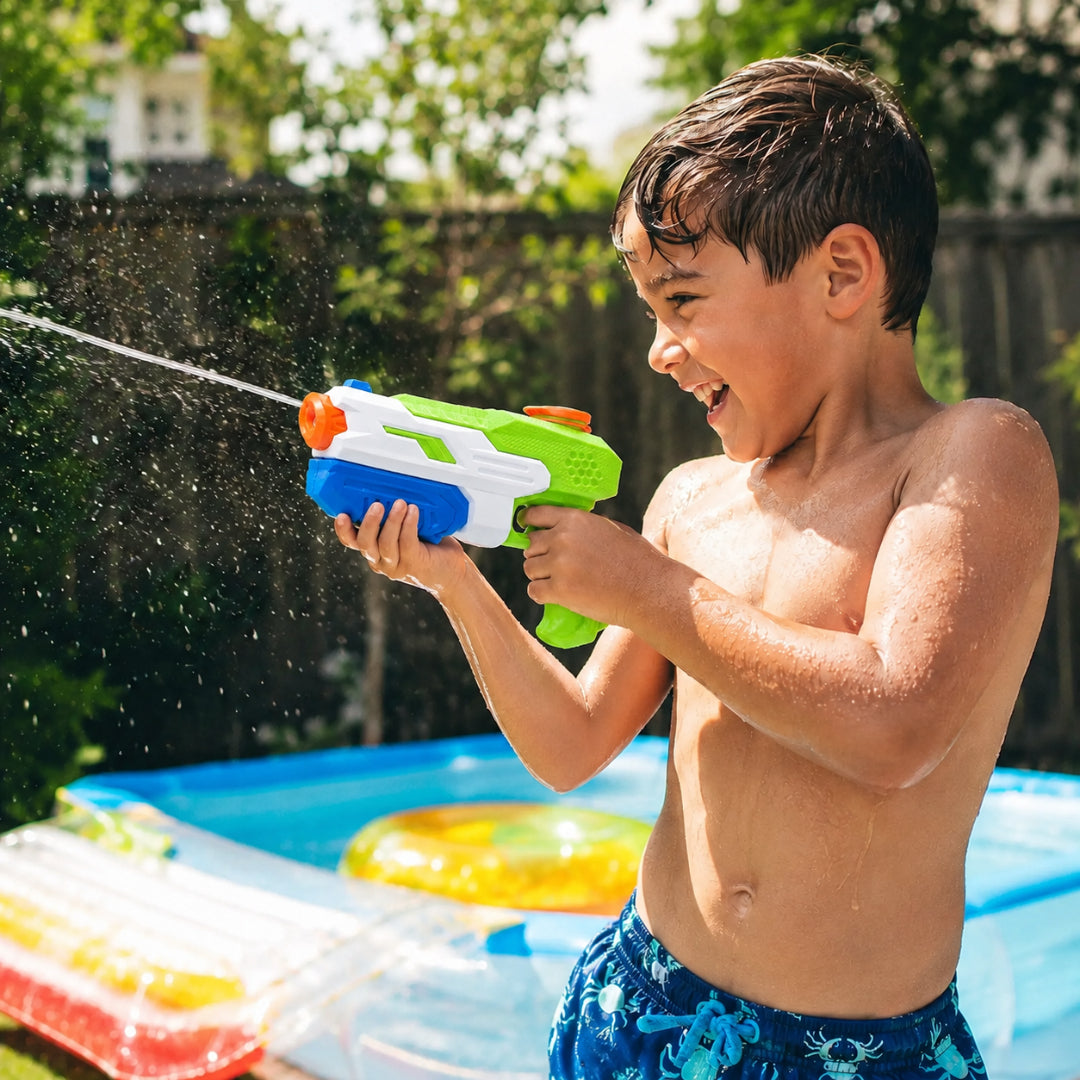 Summer Water Gun Long Range Water Blaster Outdoor Pool Toy