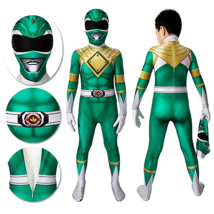 Kids Costume Hero Mask Jumpsuit Set Outfit
