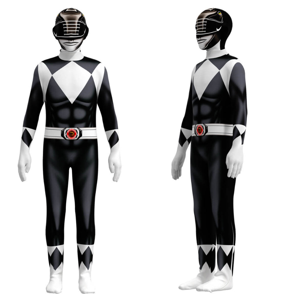 Kids Costume Hero Mask Jumpsuit Set Outfit