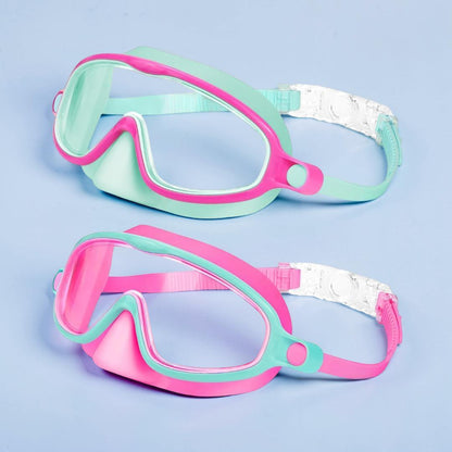 Swim Goggles Kids Nose Cover Anti Fog Mask