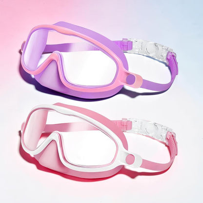 Swim Goggles Kids Nose Cover Anti Fog Mask